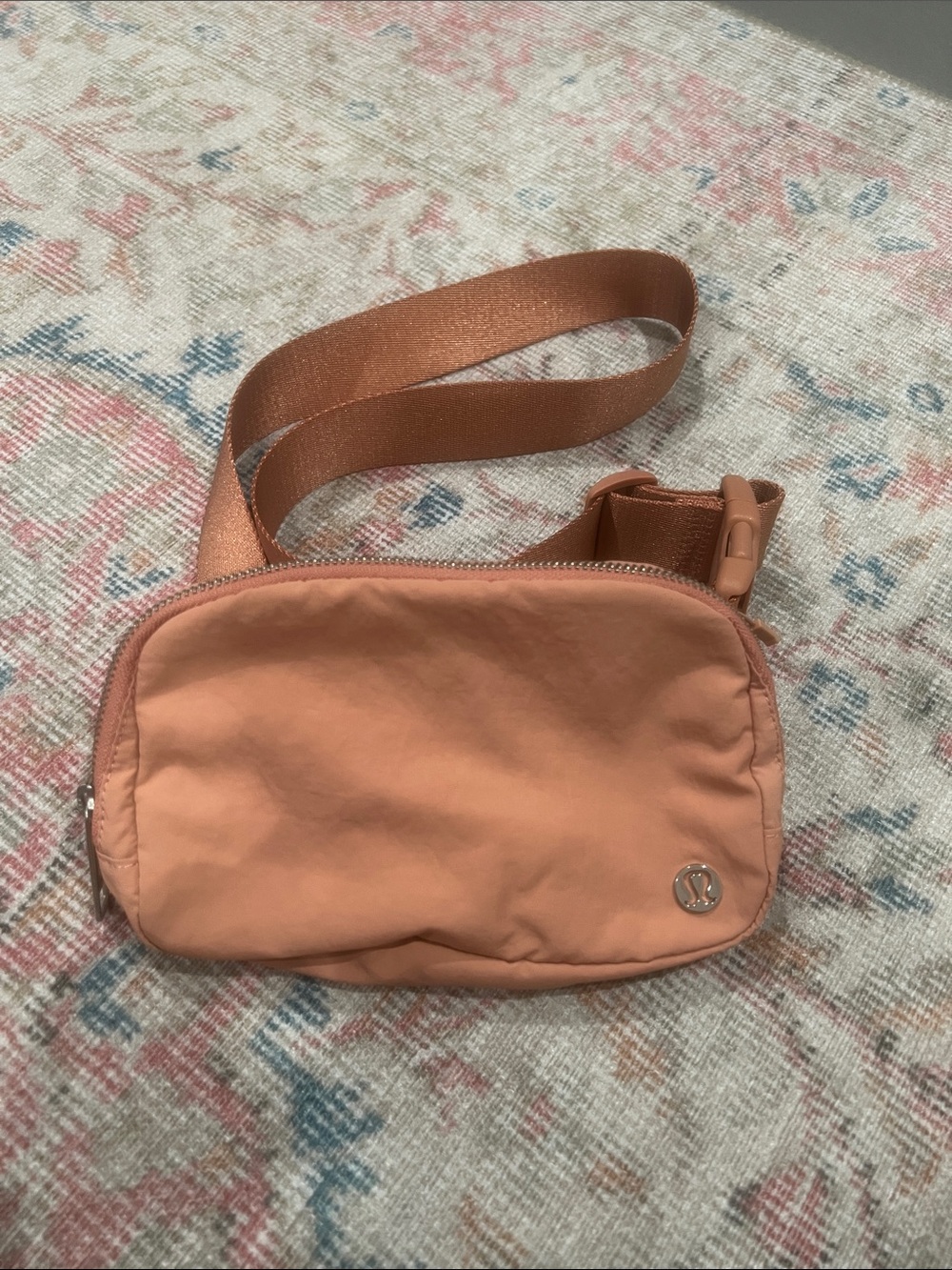EUC Lulu Lemon Terracotta Belt Bag